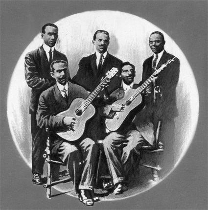 Pepe Sánchez and Emiliano Blez, early exponents of the bolero, in a 1910 image.