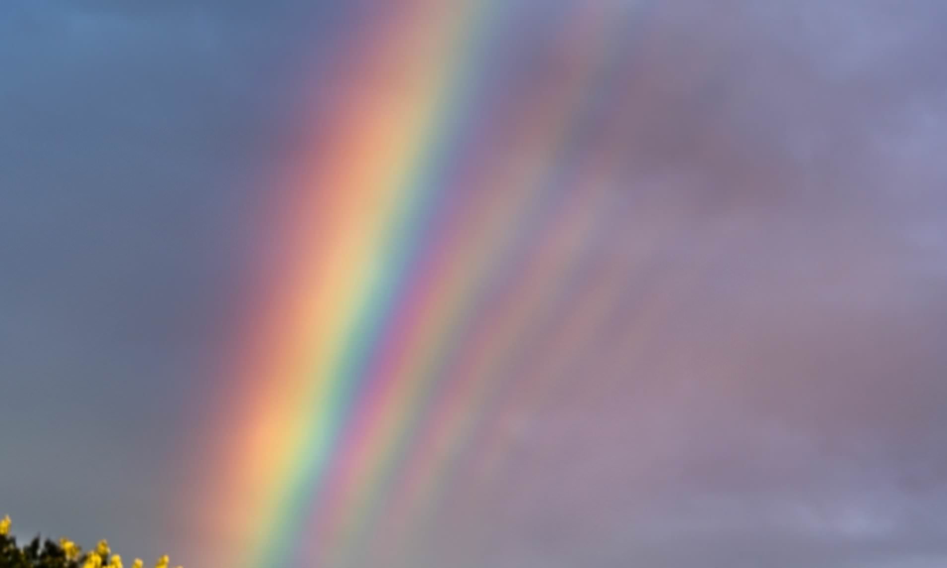 Forget the double rainbow, here's a QUINTUPLE | Daily Mail Online
