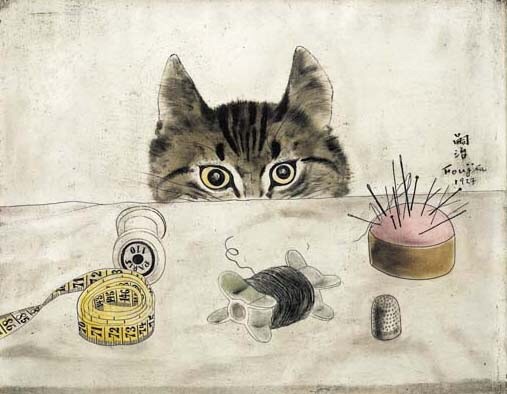 leonard-tsuguharu-foujita-couturier-cat-1927.jpg