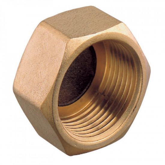 Female plug, brass,