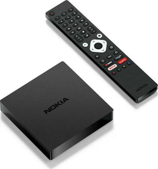 Nokia TV Box Streaming Box 8000 4K UHD με WiFi USB 3.1 (USB-C) 2GB RAM και 8GB Αποθηκευτικό Χώρο με Λειτουργικό Android 10.0 και Google Assistant Nokia TV Box Streaming Box 8000 4K UHD με WiFi USB 3.1 (USB-C) 2GB RAM και 8GB Αποθηκευτικό Χώρο με Λειτουργικό Android 10.0 και Google Assistant